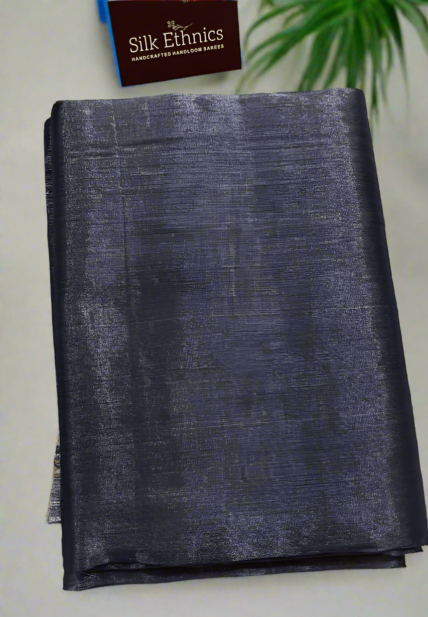 Slate Grey Raga tissue saree