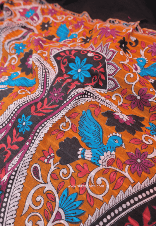 Black Rangreet Chitrarekha saree