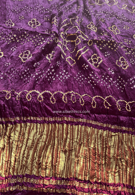 Velvet Plum Tanvi modal silk saree