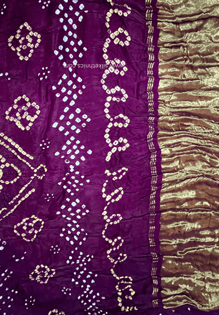 Velvet Plum Tanvi modal silk saree