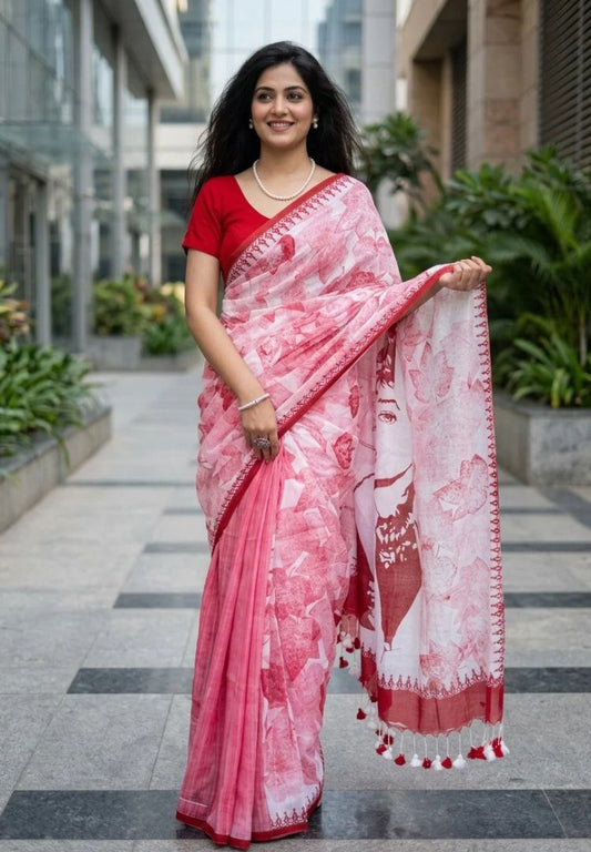 Face of Beauty Rangreet designer saree
