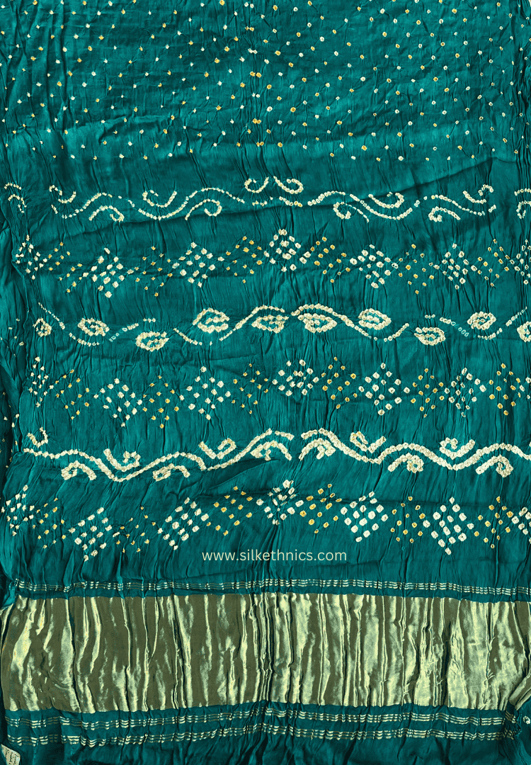 Azure green Tanvi modal silk saree