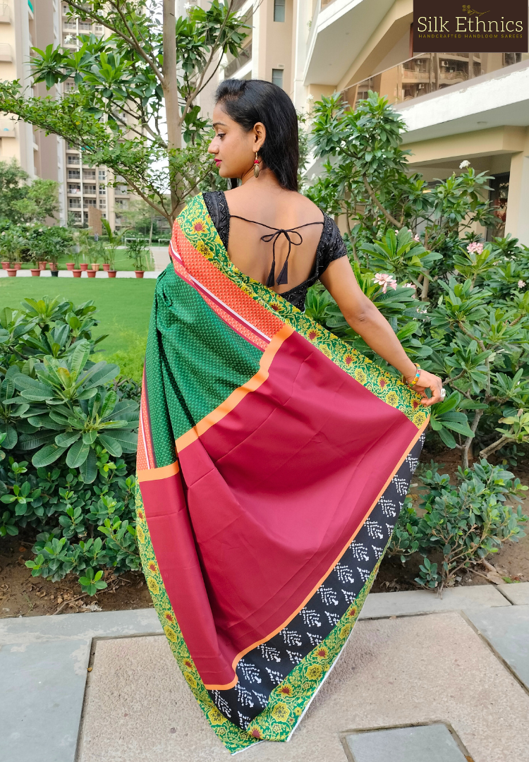 Ready to wear soft silk designer saree
