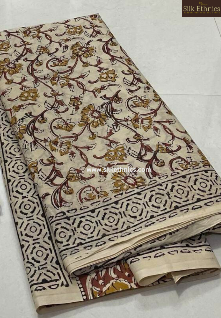 Honey beige Mahati mulcotton saree