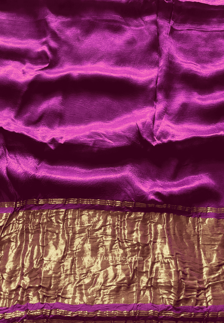 Fuscia pink Tanvi modal silk saree