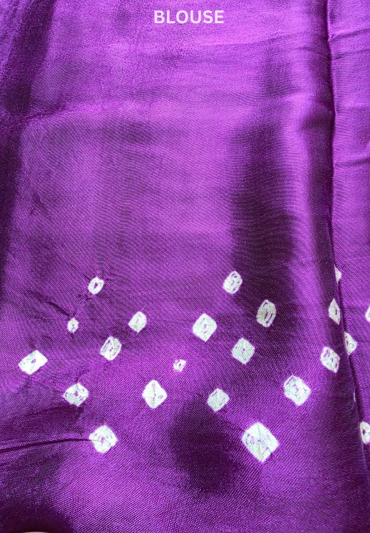 Mystic Violet Tanvi modal silk saree