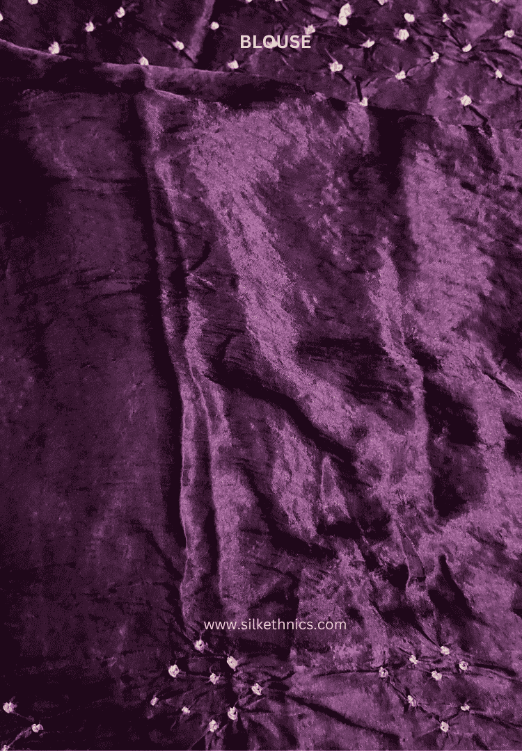 Mystic Violet Tanvi modal silk saree