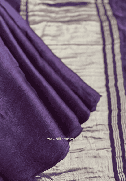 Grapevine Tanvi plain modal silk saree