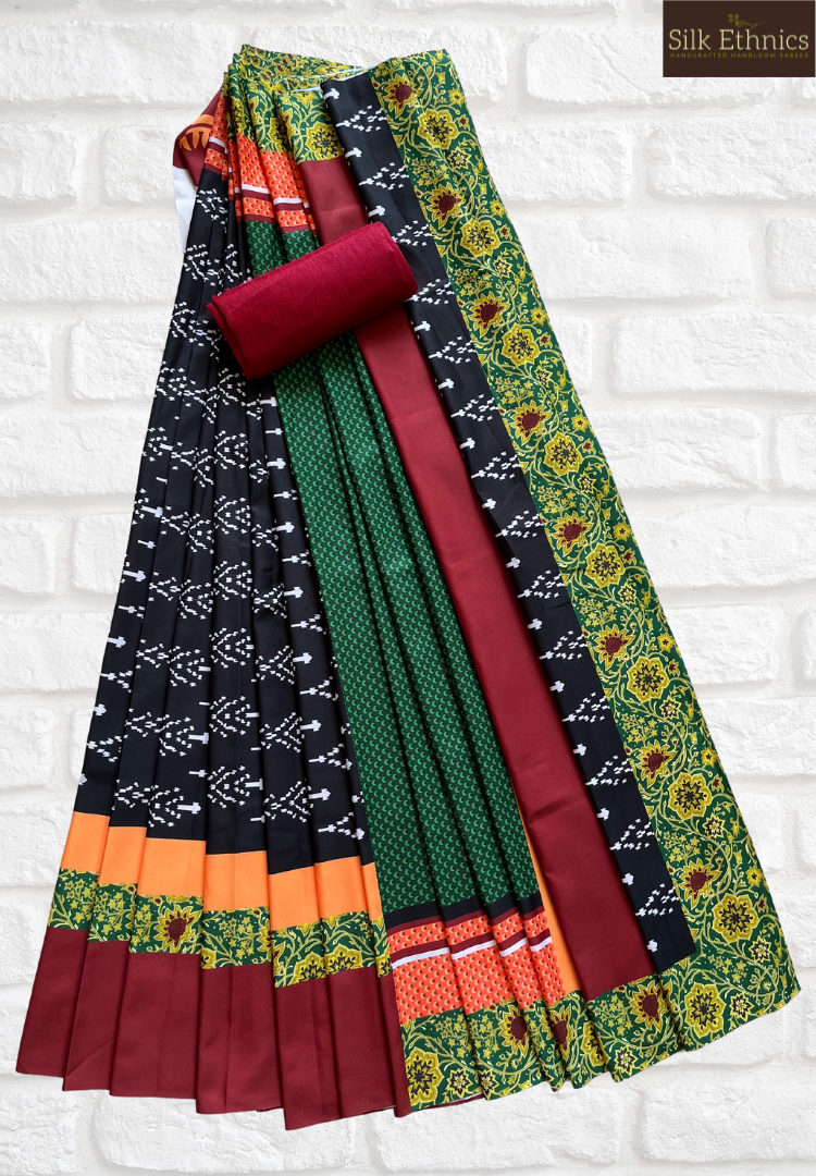 Ready to wear soft silk designer saree