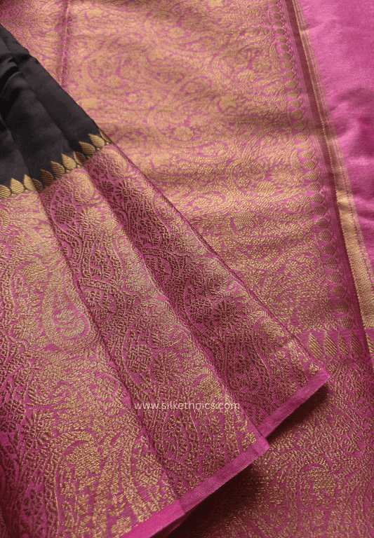 Coffeee Brown Banarasi Warm Silk Zari Weaving saree