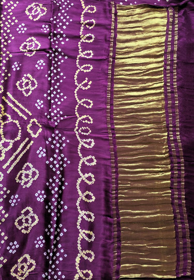 Velvet Plum Tanvi modal silk saree