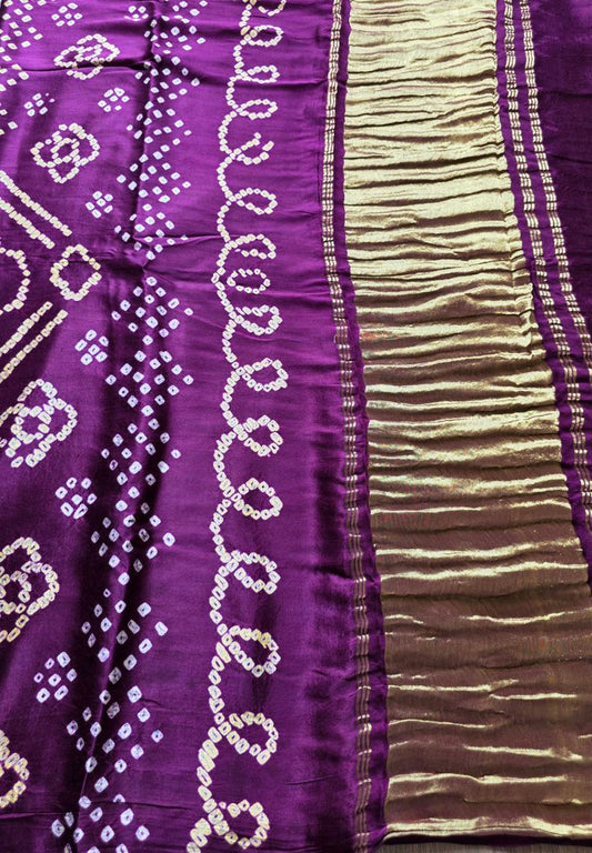 Velvet Plum Tanvi modal silk saree