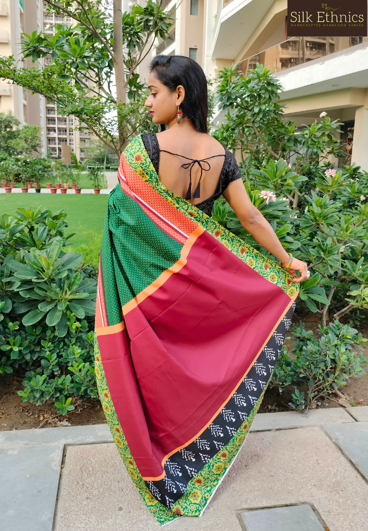 Multicoloured soft silk fancy designer saree