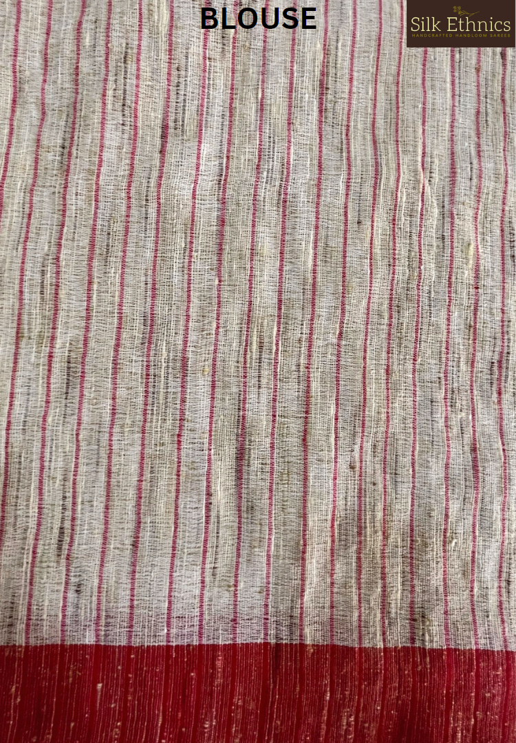 Multicolour ketiya Gicha Handloom saree