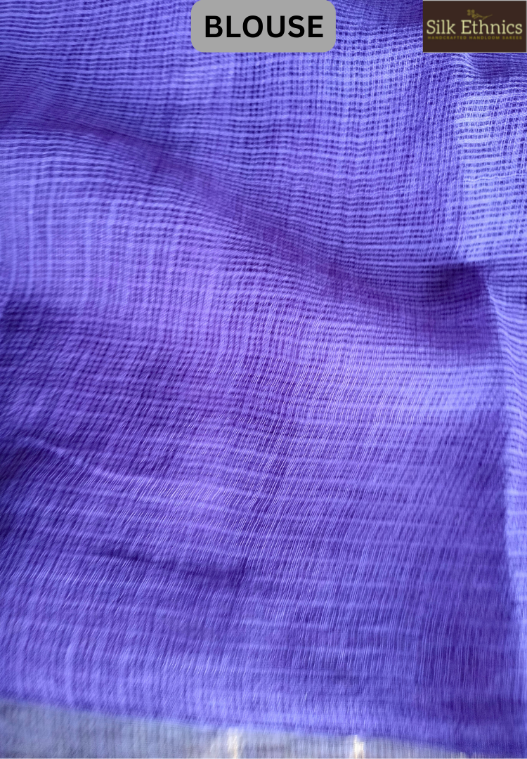 Royal purple Kota Doriya saree