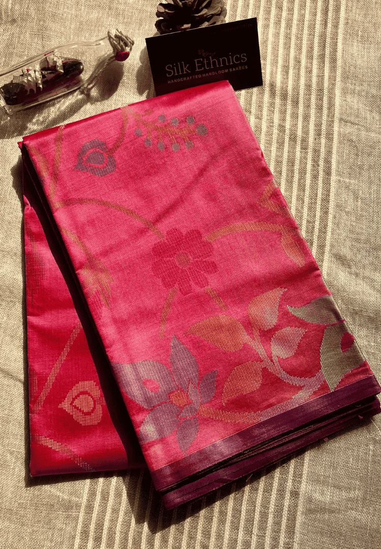 Royal rose Rajshahi saree