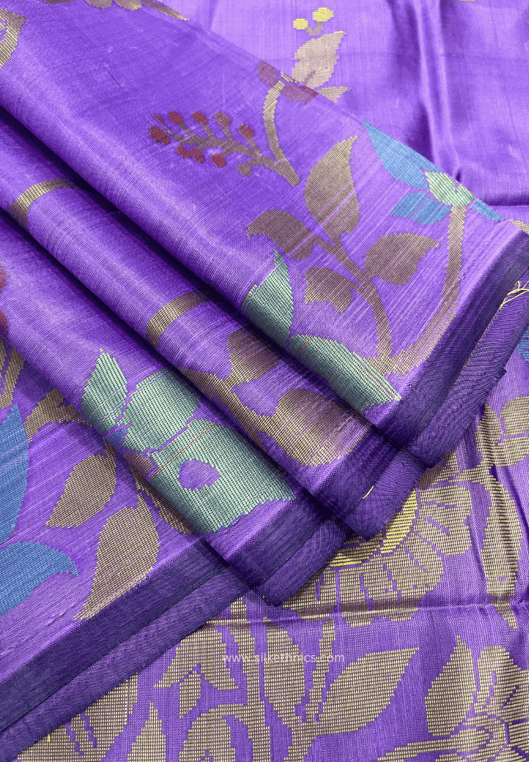 Purple Amethyst Rajshahi saree