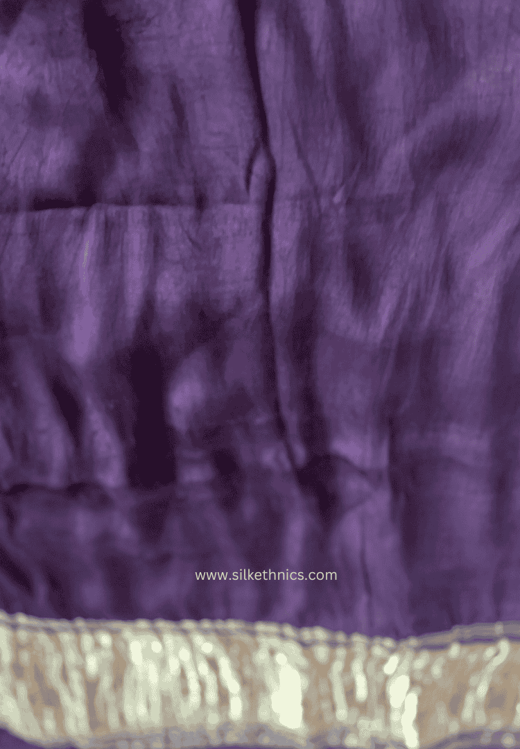 Grapevine Tanvi plain modal silk saree