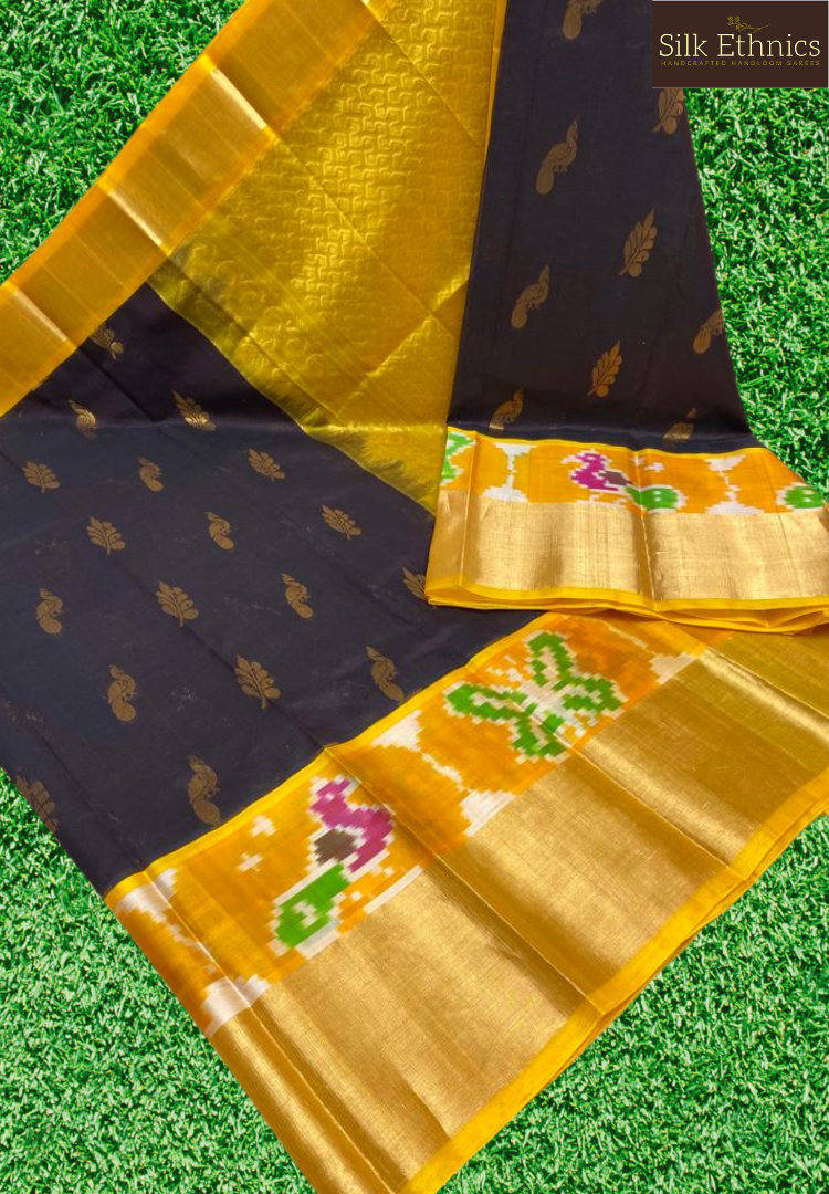 Rich brown Kuppadam silk sare